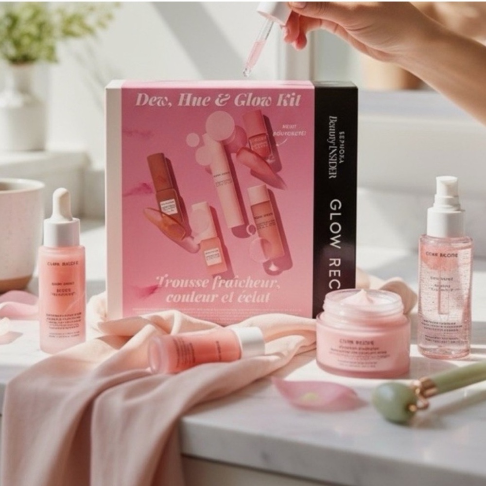 Glow Recipe Skincare Set Dew, Hue, and Glow 4pc set NIB MSRP $35.00